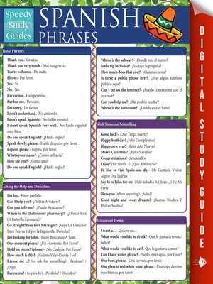 cover image of Spanish Phrases